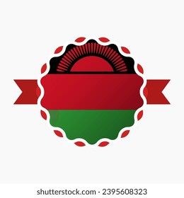 Creative Malawi Flag Emblem Badge