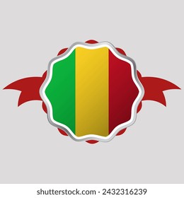 Kreative Mali Flagge Aufkleber Emblem