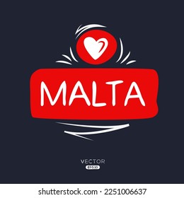 Creative (Malta city) love design.