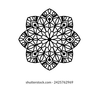 creative mandala art for tattoo design, wall art 
