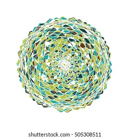 Creative mandala for coloring book and adults. 