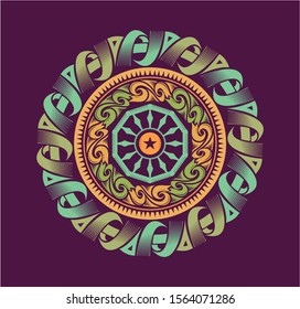 creative mandala design 2019 you can make use in decorative and creative designs.