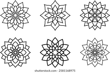 Creative mandala design art. Islamic cultural  design