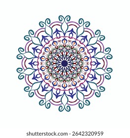 Creative Mandala Design illustrator Template