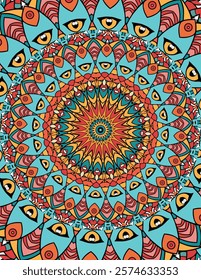 Creative Mandala Design for Mindful Coloring Activities