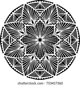 Creative mandala design for tattoo, background or decoration. Can be used as tattoo design or t-shirt screen.