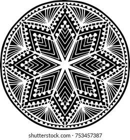 Creative mandala design for tattoo, background or decoration. Can be used as tattoo design or t-shirt screen.