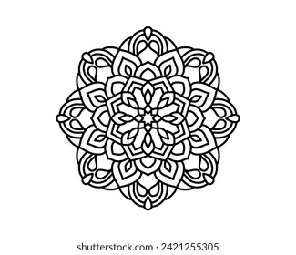 creative mandala design for tattoo and henna design.eps
