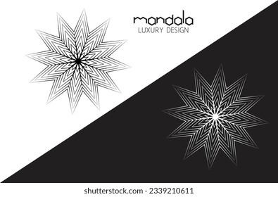 Creative Mandala Design, vector luxury mandala Template, Modern Mandala.