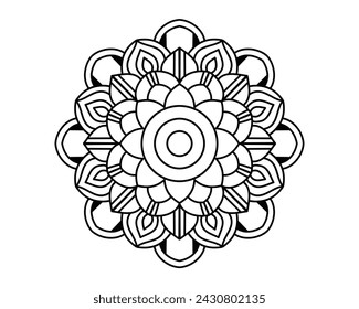 creative mandala design, yoga logos, anti stress mandala design, mandala art
