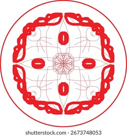 Diseño creativo del mandala para su Sitio web