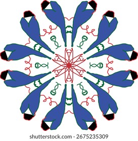 Diseño creativo del mandala para su Sitio web