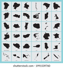 creative map design, vector file