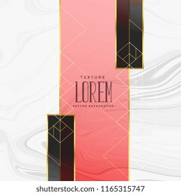 creative marble background with design
