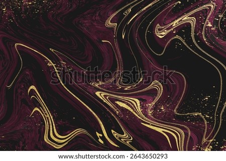 creative marble golden details background