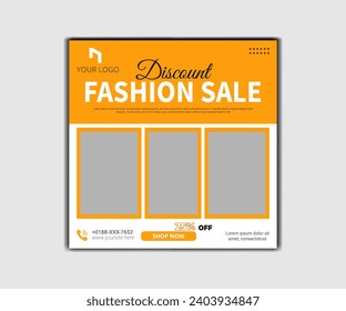 creative marketing agency corporate business square social media post banner 