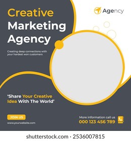 Creative Marketing Agency Post Banner Design