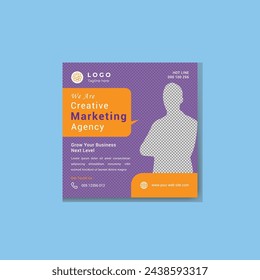 Creative marketing agency social media pos