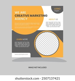 Creative marketing agency social media post design