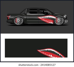 Creative marketing car wrap design with Car Wrap mockups