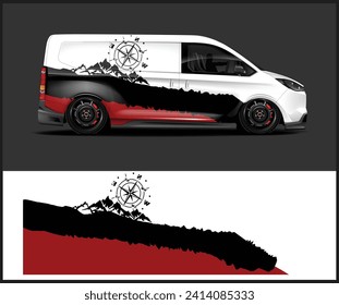 Creative marketing car wrap design with Car Wrap mockups