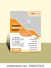 Creative Marketing Expert Flyer Design for Business Promotion
