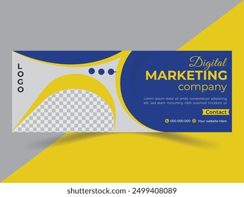 Creative Marketing Facebook Cover Design Template