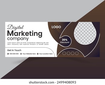 Creative Marketing Facebook Cover Design Template