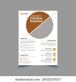 Creative Marketing Flyer And Corporate Business Flyer Design Template