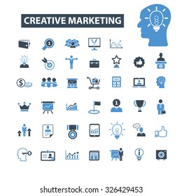 creative marketing icons