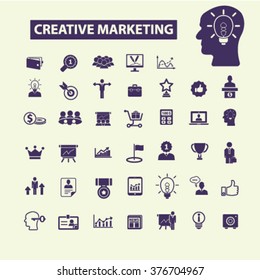 creative marketing icons
