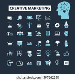 creative marketing icons
