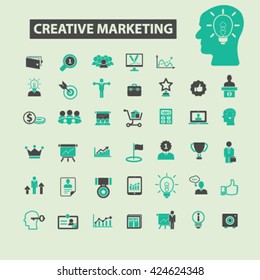 creative marketing icons
