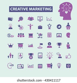 creative marketing icons
