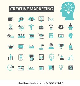 creative marketing icons
