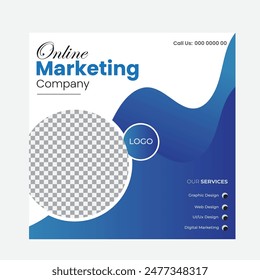 Creative Marketing Social Media Post Design Template