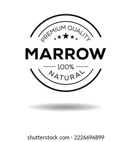 Creative (Marrow), Marrow label, vector illustration.