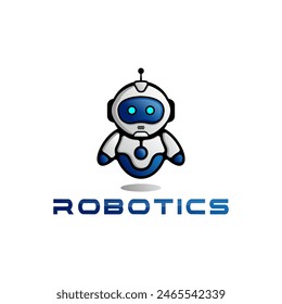 creative mascot robotic 3d vector illustration