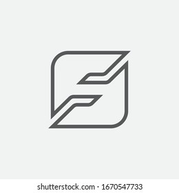 Creative Masculin Modern Simple sophisticated S Letter company Logo