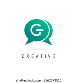 Vector de diseño de logotipo de carta G de masaje creativo. Plantilla de Ilustración del Vector de Diseño de Logotipo G.