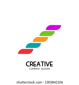 Creative media  company logo vector