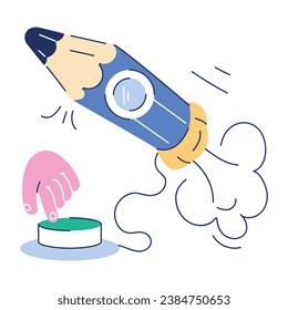  Icono de Ilustraciones planas de medios creativos

