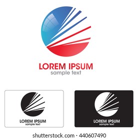 Creative media logo concept,symbol illustration icon.
