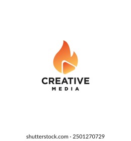 Creative Media Logo Vector Modern
