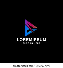 Creative media modern logo design