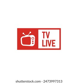 Plantilla de diseño de logotipo de Vector de televisión de medios creativos