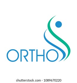 Creative Medical Chiropractic Concept Logo Design Template