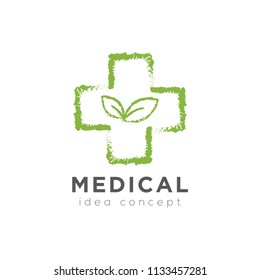 Creative Medical Concept Logo Design Template