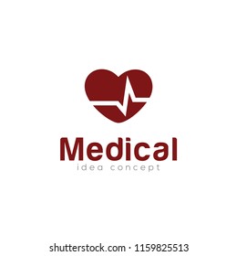 Creative Medical Concept Logo Design Template Stock Vector (Royalty ...