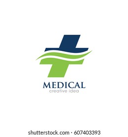 Creative Medical Concept Logo Design Template